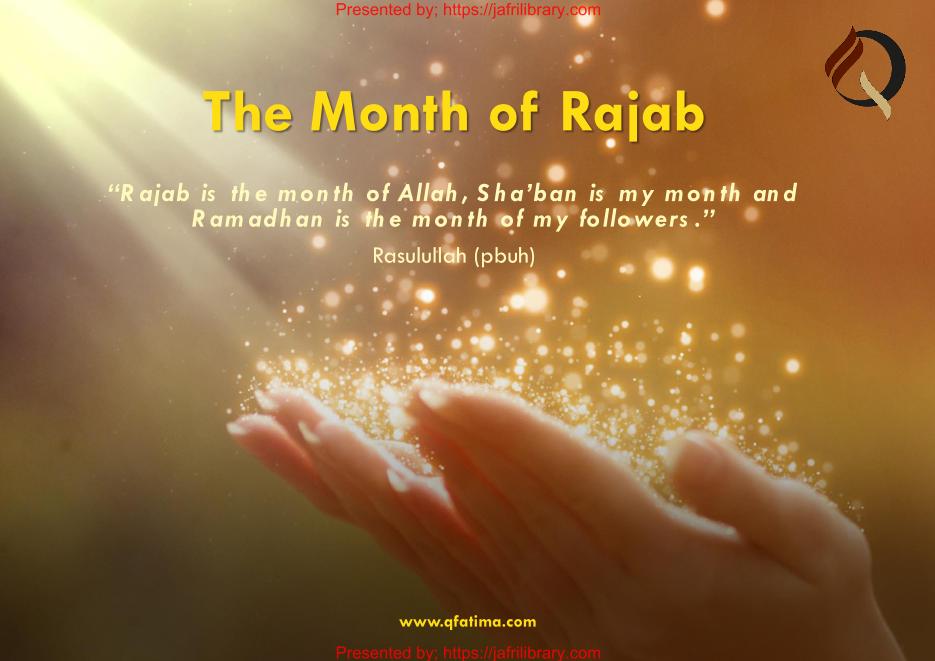 The Month Of Rajab #